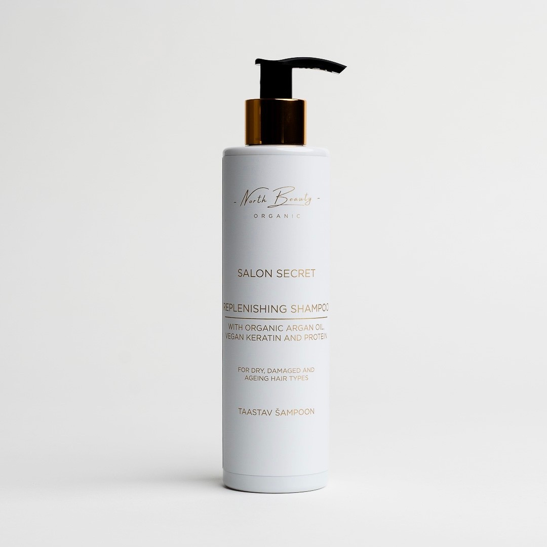 Restorative Shampoo with Vegan Keratin, Argan Oil
